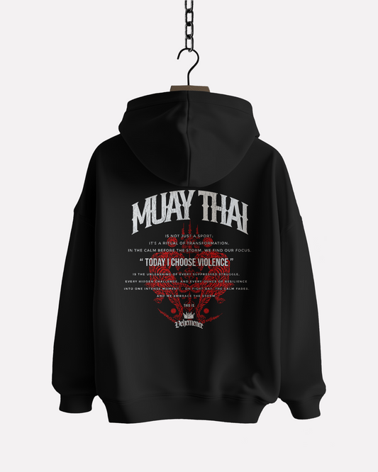 CALM MIND VIOLENT HANDS HOODIE