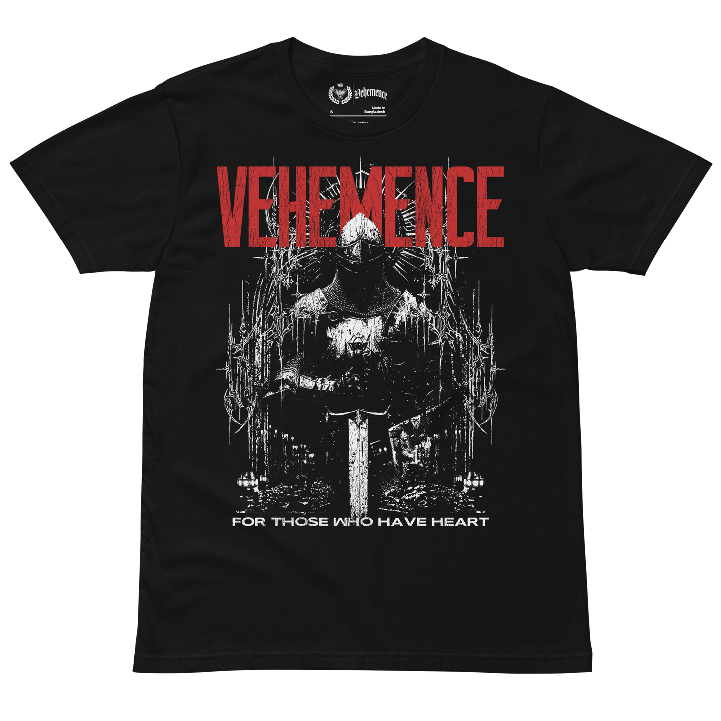 Knight t-shirt – For Those Who Have Heart by Vehemence