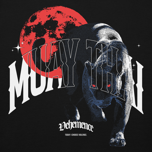 Muay Thai panther deaign – Today I Choose Violence design by Vehemence
