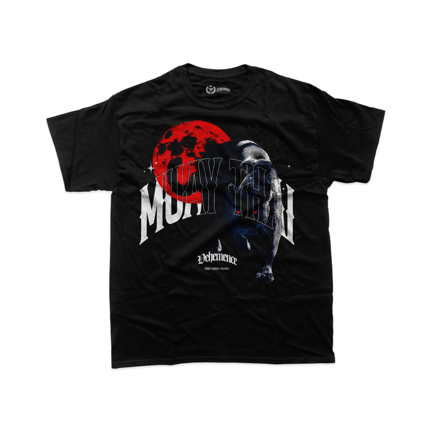 The Black Panther Muay Thai Tee - Today I Choose Violence