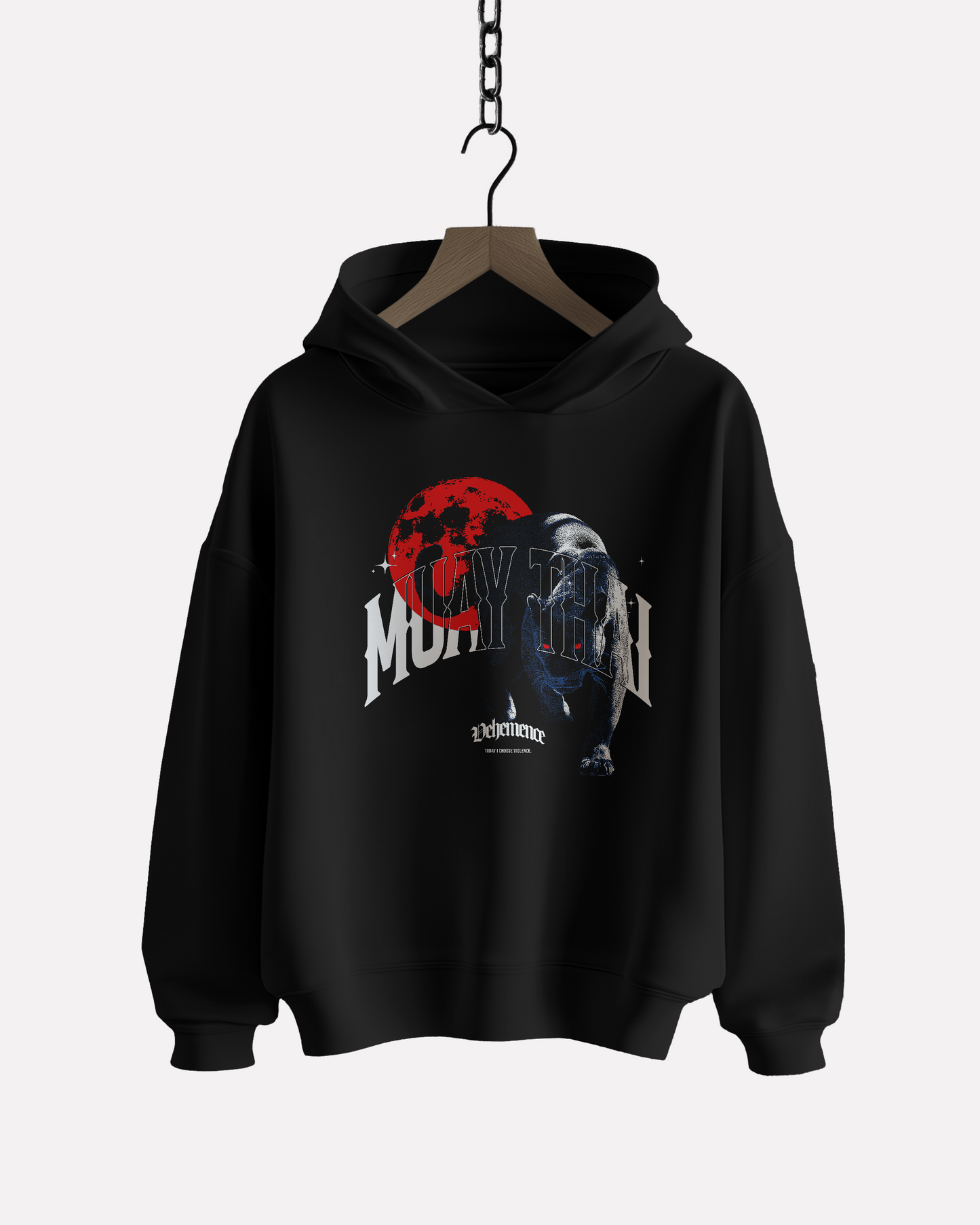 Muay Thai Panther hoodie | Today I Choose Violence